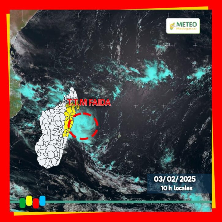Image à la une de Météo : Faida touche terre, Vince à l’horizon