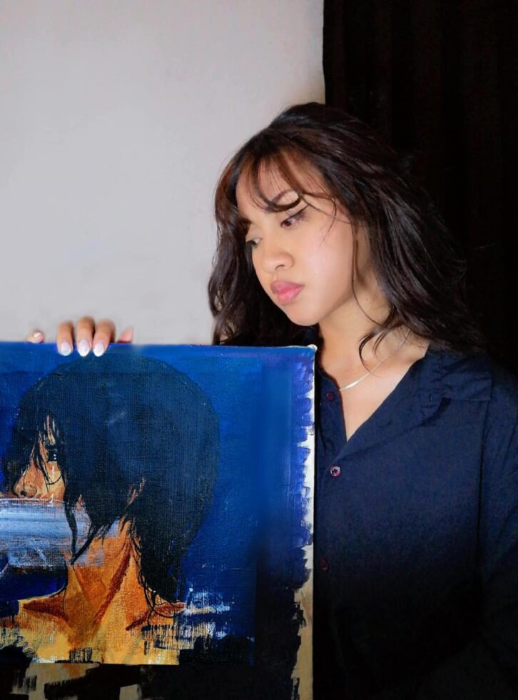 Image à la une de PEINTURE – Ange-li s’inspire de ses émotions