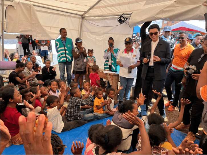 Image à la une de MONTÉE DES EAUX – Rajoelina au chevet des sinistrés