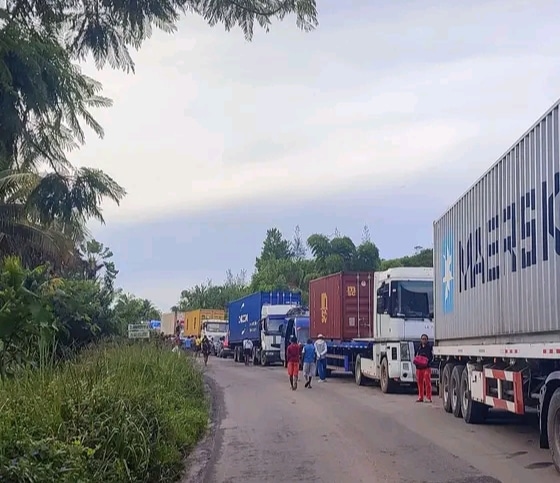 Image à la une de TRANSPORT –  Embouteillage persistant sur la RN2