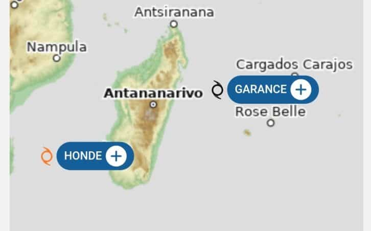 Image à la une de MÉTÉO – Le système évoluant dans le Sud du Canal de Mozambique baptisé Honde dans la nuit de mardi à mercredi 