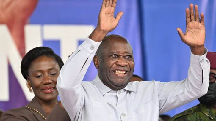 Image à la une de En Côte d’Ivoire, Laurent Gbagbo en campagne pour une présidentielle « juste » et « paisible »