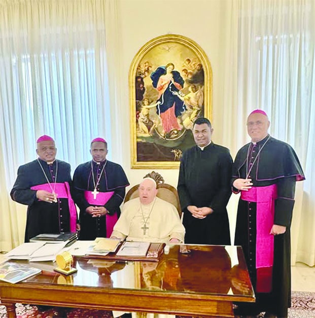 Image à la une de Eglise catholique – Des évêques malagasy reçus par le Pape François