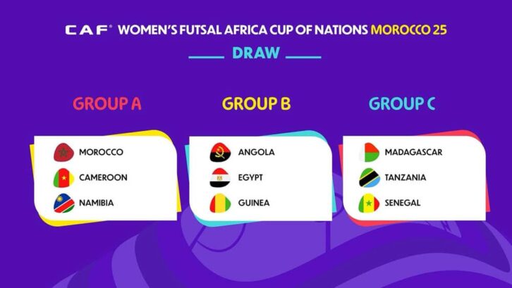 Image à la une de CAN Féminine de Futsal : Madagascar évolue aux côtés de la Tanzanie et du Sénégal