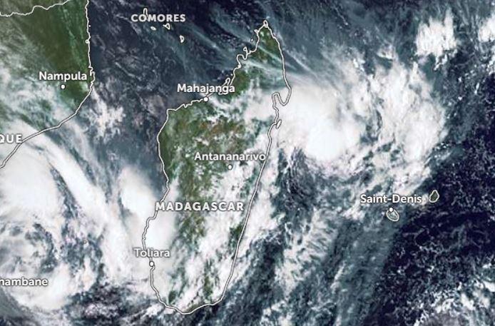 Image à la une de METEOROLOGIE – Le 10ème système de la saison baptisé Garance par Météo Madagascar