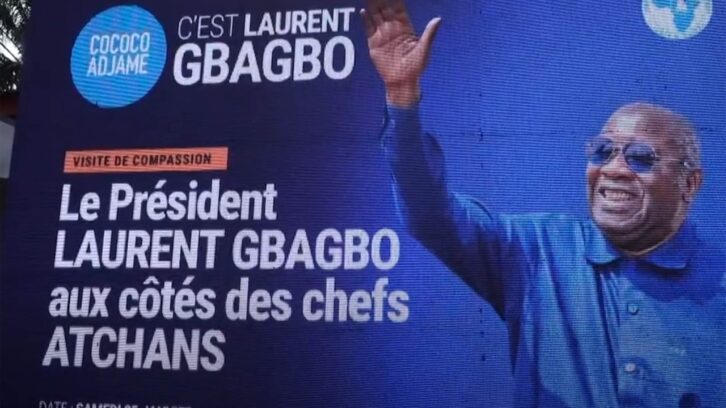 Image à la une de « Quand je serai élu… » Avec sa tournée « Côcôcô », Laurent Gbagbo se lance en campagne
