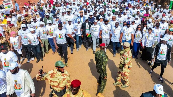 Image à la une de Guinée : après Nzérékoré, les initiatives pro-Doumbouya continuent de plus belle