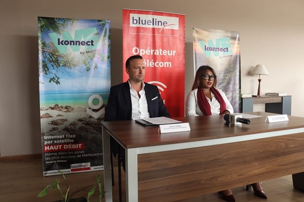 Image à la une de Madagascar Internet via satellite. Konnect by Blueline opère avec Eutelsat dans toutes les régions