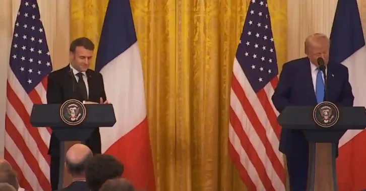 Image à la une de CONFLIT – Donald Trump reçoit Emmanuel Macron pour discuter de la fin de la guerre en Ukarine