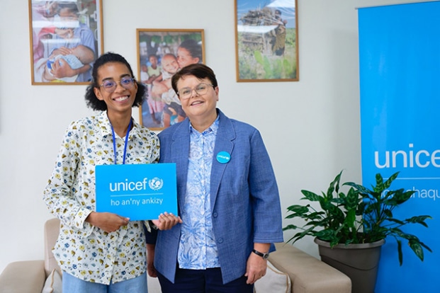 Image à la une de Tania Jeannie Lemainty – La nouvelle défenseure du climat de l’Unicef à Madagascar