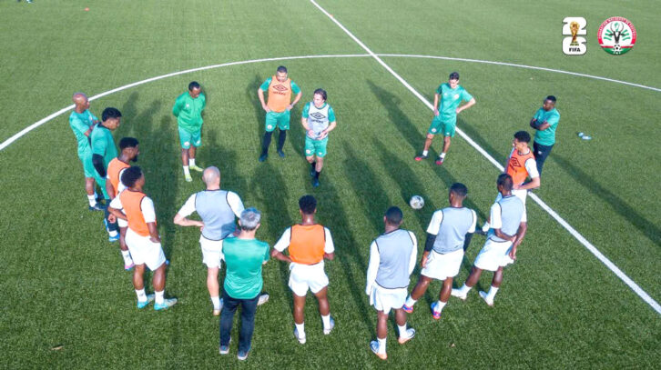 Image à la une de Barea – Éliminatoires Mondial 2026 : Dernier entraînement au complet avant le choc face à la Centrafrique