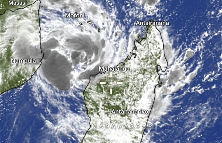 Image à la une de MÉTÉOROLOGIE – La dépression tropicale Jude nommée après sa sortie dans le Canal de Mozambique