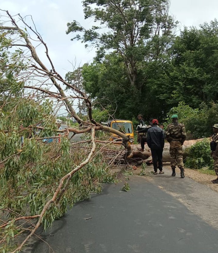 Image à la une de TEMPÊTE TROPICALE « JUDE »  –  Premiers dégâts importants à Toliara