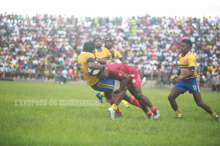 Image à la une de RUGBY À XV – FINALE HOMMES – Cosfa veut détrôner FT Manjakaray