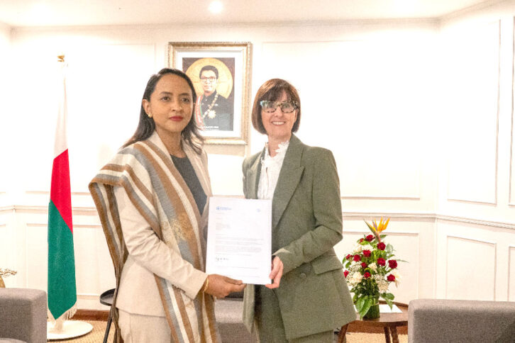 Image à la une de Programme Alimentaire Mondial à Madagascar : Tania Goossens, nouvelle représentante résidente et directrice pays