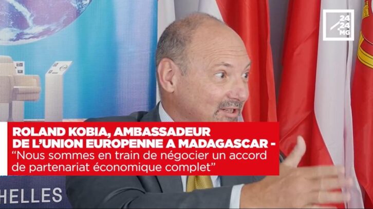 Image à la une de ROLAND KOBIA, AMBASSADEUR DE L’UNION EUROPENNE A MADAGASCAR – “Nous sommes en train de négocier un accord de partenariat économique complet”