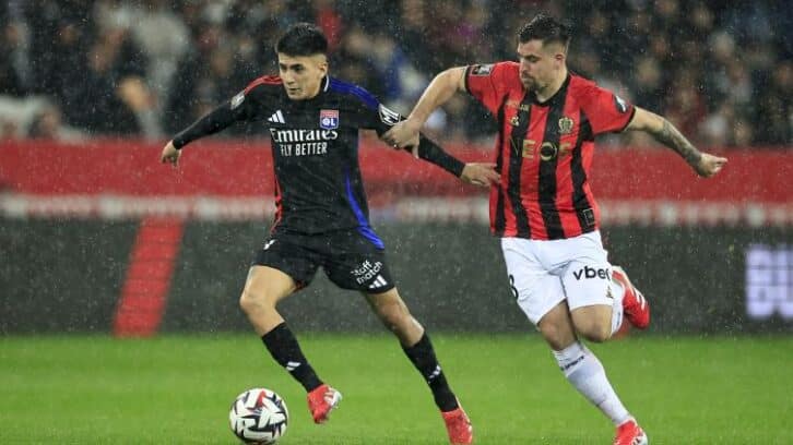 Image à la une de Ligue 1: Nice, battu par Lyon, rate l’occasion de rejoindre Marseille