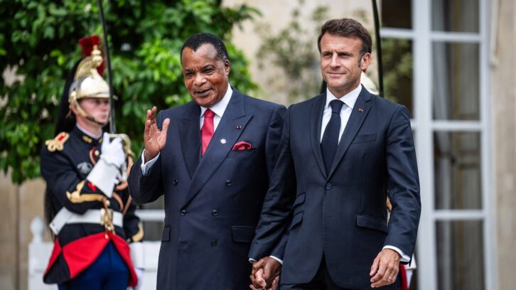 Image à la une de « BMA », crises régionales, climat … Les dossiers de la visite officielle de Sassou Nguesso à Paris