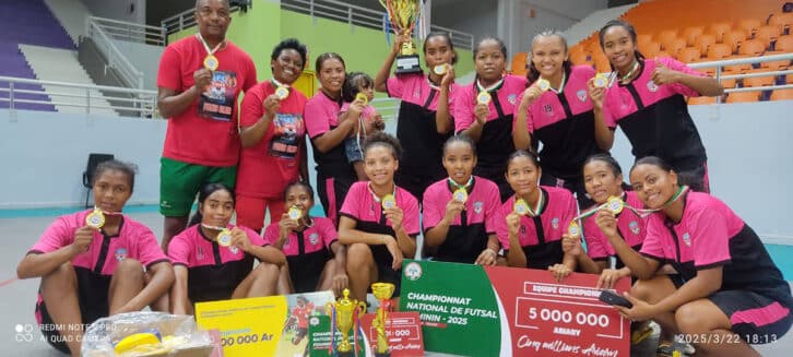 Image à la une de FUTSAL FÉMININ – CHAMPIONNAT NATIONAL   – Disciples FC décroche le titre
