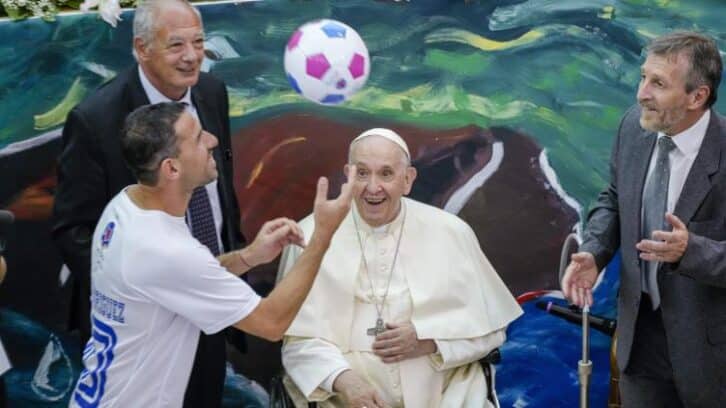 Image à la une de Le football: l’autre passion du pape François.