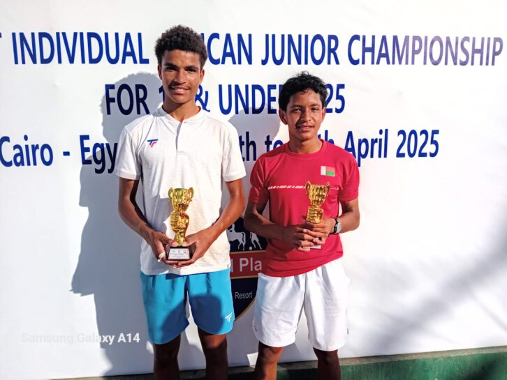 Image à la une de TENNIS – CHAMPIONNAT D’AFRIQUE U16 – Mirija et Raguin, champions d’Afrique