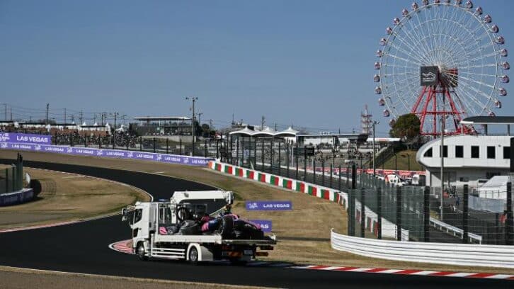 Image à la une de F1/GP du Japon: la deuxième séance d’essais libres interrompue… à quatre reprises