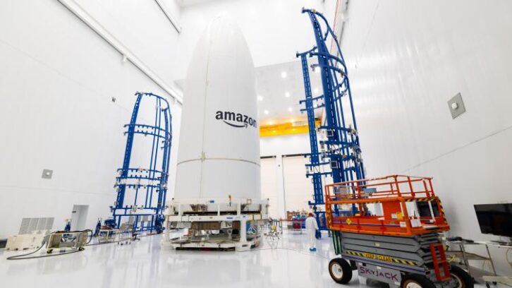 Image à la une de La constellation satellite d’Amazon va enfin prendre forme