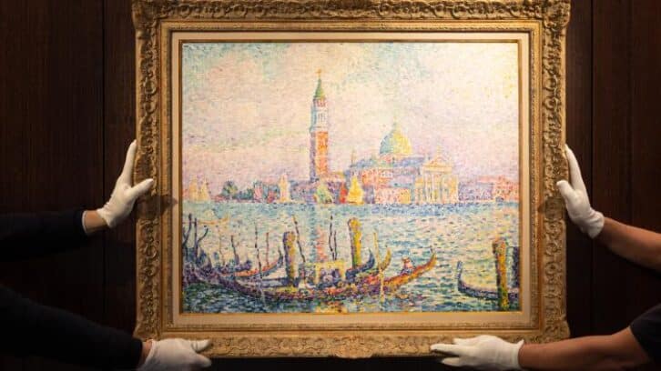 Image à la une de Une rare oeuvre de Paul Signac aux enchères à New York en mai