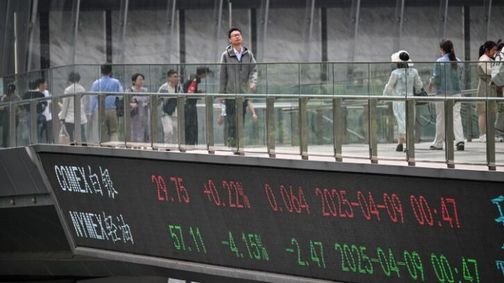 Image à la une de A Shanghai, les employés de la finance inquiets face à la tempête Trump