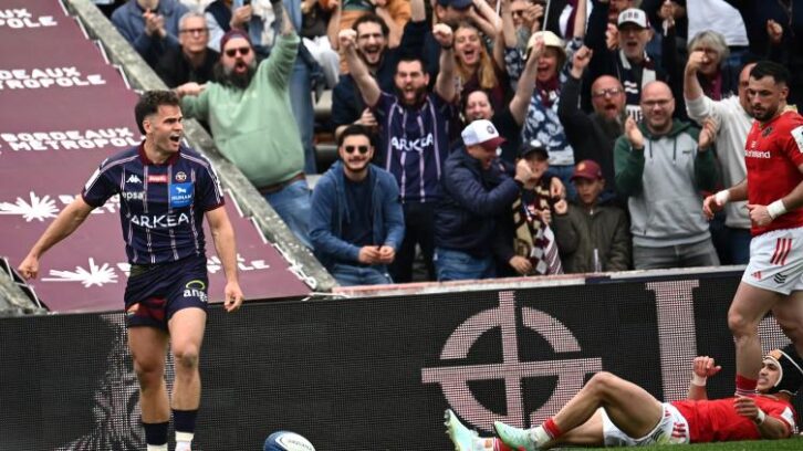 Image à la une de Champions Cup: Penaud bat le record d’essais en une édition