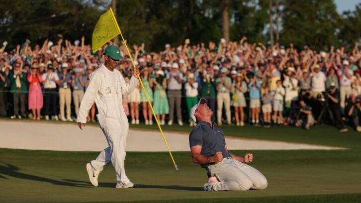 Image à la une de Golf: Rory McIlroy remporte son premier Masters après un play-off contre Justin Rose