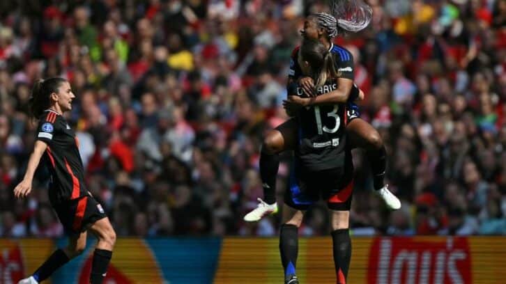 Image à la une de C1 féminine: l’OL gagne ric-rac chez Arsenal (2-1)