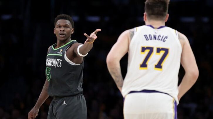 Image à la une de Play-offs NBA: les Lakers cueillis d’entrée par Minnesota