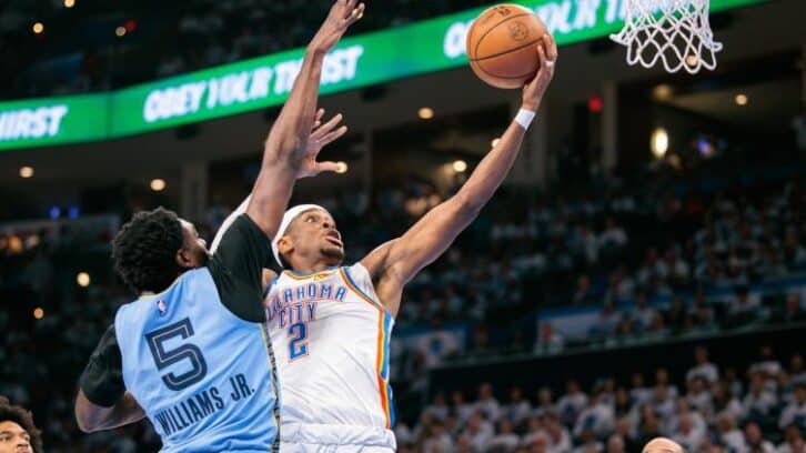 Image à la une de Play-offs NBA: OKC, Boston, Cleveland et Golden State démarrent parfaitement