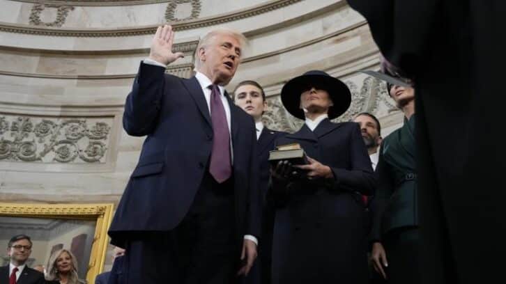 Image à la une de Trump a levé un montant record de 239 millions de dollars pour son investiture de 2025