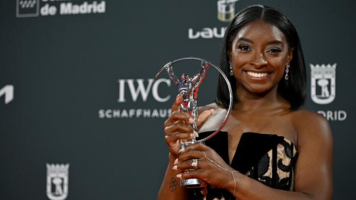 Image à la une de Gymnastique: Biles “pas sûre” de poursuivre jusqu’aux Jeux de Los Angeles