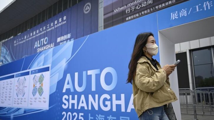 Image à la une de Automobile: le salon de Shanghai, symbole de la nouvelle donne mondiale malgré la tempête douanière