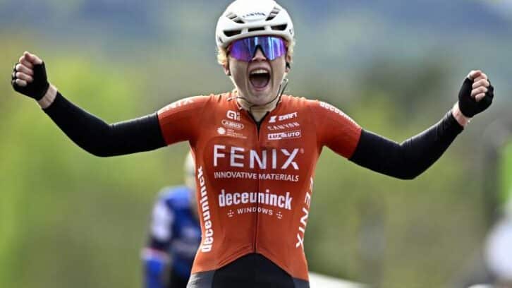 Image à la une de Cyclisme: Puck Pieterse confirme son talent en remportant la Flèche Wallonne féminine