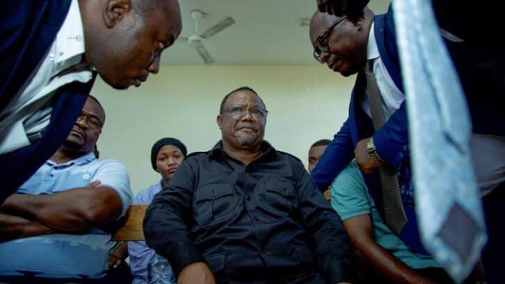 Image à la une de Tanzanie: l’opposition dénonce des arrestations au moment où son chef est jugé pour trahison