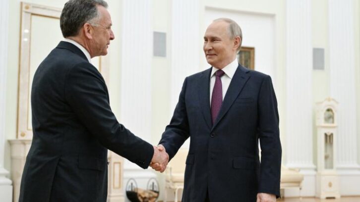 Image à la une de Poutine reçoit au Kremlin l’émissaire de Trump Steve Witkoff