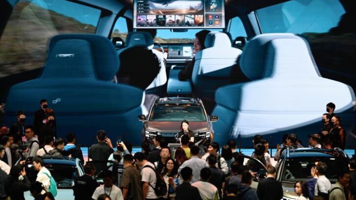 Image à la une de Ecrans, drones et massages: le futur de l’automobile s’expose à Shanghai