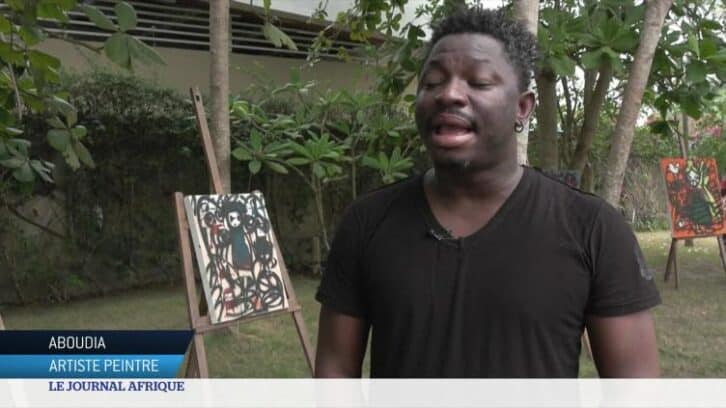 Image à la une de Côte d’Ivoire : rencontre avec le peintre Aboudia