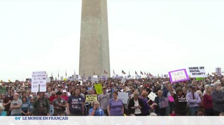 Image à la une de États-Unis : manifestation contre la politique de Trump