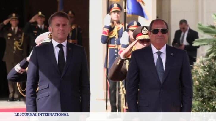 Image à la une de Emmanuel Macron en Égypte : une visite officielle consacrée à Gaza