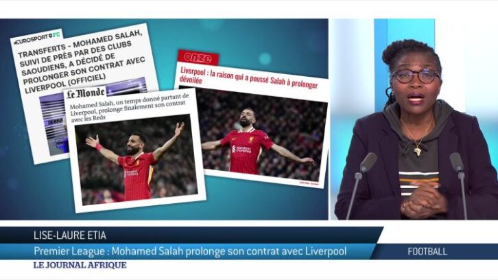 Image à la une de L’actualité sportive : Mohamed Salah prolonge son contrat avec Liverpool