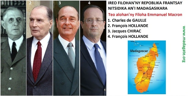 Image à la une de Madagasikara. Ireo Filoham-pirenena frantsay nitsidika ny Nosin-tsika