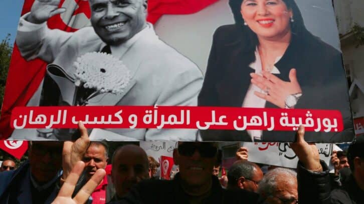 Image à la une de En Tunisie, l’opposition manifeste dans une atmosphère défaitiste