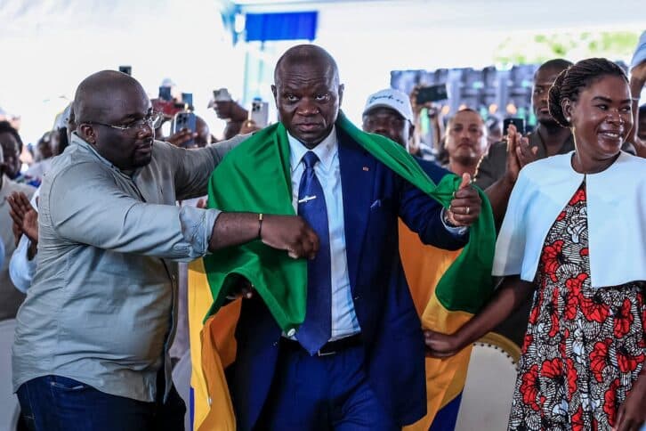 Image à la une de Oligui Nguema élu au Gabon, cyberattaque contre le Maroc, crise Algérie-Mali, Tidjane Thiam candidat, Trump et les dettes africaines : les 5 infos qu’il ne fallait pas rater