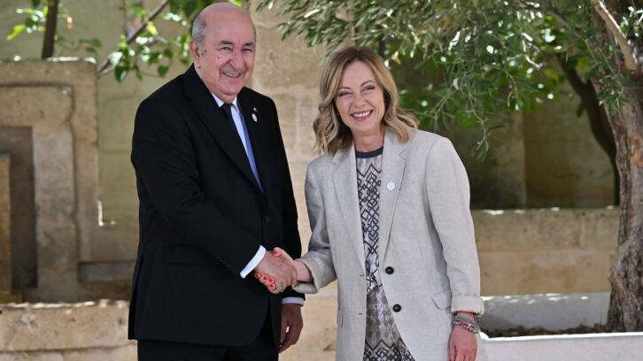 Image à la une de Italie-Algérie : Giorgia Meloni, Abdelmadjid Tebboune et la diplomatie du gaz