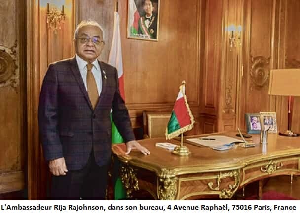 Image à la une de Rija Rajohnson. Décès de l’Ambassadeur de Madagascar en France et près le Saint Siège, ce 21 Avril 2021